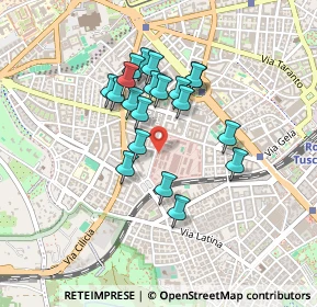 Mappa Via Imera, 00183 Roma RM, Italia (0.3715)