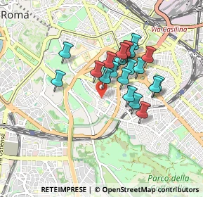 Mappa Via Mauritania, 00183 Roma RM, Italia (0.7305)