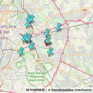 Mappa Via dei Roveri, 00172 Roma RM, Italia (3.51786)