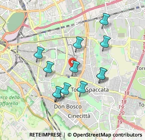 Mappa Via dei Roveri, 00172 Roma RM, Italia (1.73167)