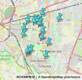 Mappa Via dei Roveri, 00172 Roma RM, Italia (1.64882)