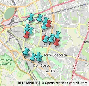 Mappa Via dei Roveri, 00172 Roma RM, Italia (1.5815)