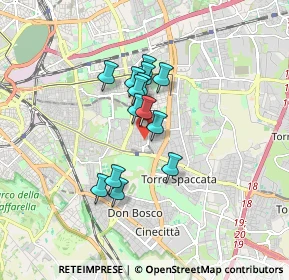 Mappa Via dei Roveri, 00172 Roma RM, Italia (1.30286)