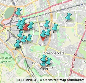Mappa Via dei Roveri, 00172 Roma RM, Italia (2.06)