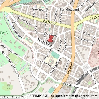 Mappa Piazza Epiro,  32, 00183 Roma, Roma (Lazio)