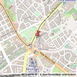 Mappa Viale della Piramide Cestia, 53, 00153 Roma, Roma (Lazio)