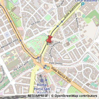 Mappa Viale della Piramide Cestia, 31, 00153 Roma, Roma (Lazio)