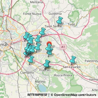 Mappa Via Arzachena, 00132 Roma RM, Italia (7.427)