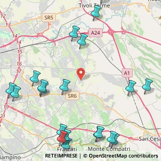 Mappa Via Arzachena, 00132 Roma RM, Italia (6.663)