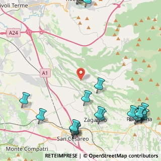Mappa Via Provinciale Gallicano Poli, 00010 Gallicano nel Lazio RM, Italia (6.8405)