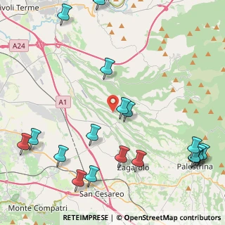 Mappa Via Provinciale Gallicano Poli, 00010 Gallicano nel Lazio RM, Italia (6.205)