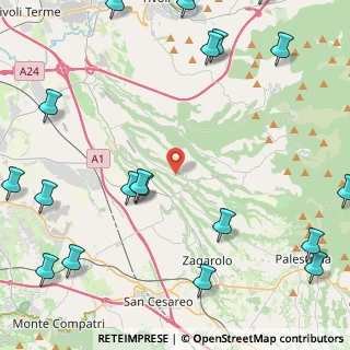 Mappa Via Provinciale Gallicano Poli, 00010 Gallicano nel Lazio RM, Italia (6.93632)