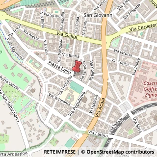 Mappa Via Satrico, 1, 00183 Roma, Roma (Lazio)