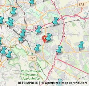 Mappa Via dei Tulipani, 00172 Roma RM, Italia (6.2005)