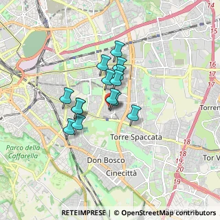 Mappa Via Arpino, 00172 Roma RM, Italia (1.25)