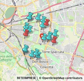 Mappa Via Arpino, 00172 Roma RM, Italia (1.566)