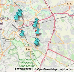 Mappa Via dei Pioppi, 00172 Roma RM, Italia (3.9775)