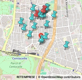 Mappa Via dei Pioppi, 00172 Roma RM, Italia (0.474)