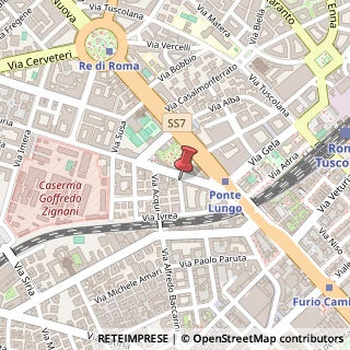 Mappa Via Cividale del Friuli, 14/16, 00183 Roma, Roma (Lazio)
