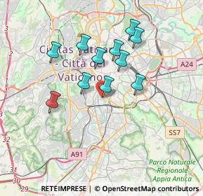 Mappa Via Lorenzo Ghiberti, 00153 Roma RM, Italia (3.21273)