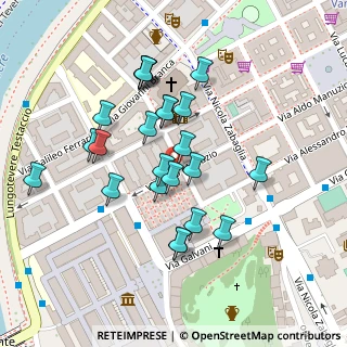 Mappa Via Lorenzo Ghiberti, 00153 Roma RM, Italia (0.0875)