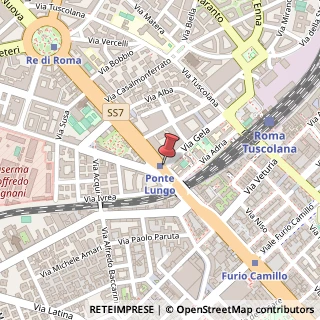 Mappa Via Gela,  47, 00182 Roma, Roma (Lazio)