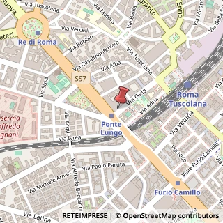Mappa Via Gela, 13, 00182 Roma, Roma (Lazio)