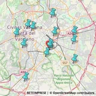 Mappa Via Collazia, 00183 Roma RM, Italia (4.25769)
