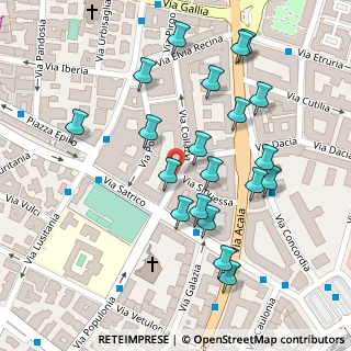 Mappa Via Collazia, 00183 Roma RM, Italia (0.131)