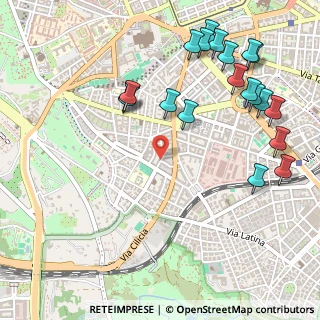 Mappa Via Collazia, 00183 Roma RM, Italia (0.6755)