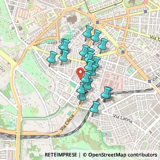 Mappa Via Collazia, 00183 Roma RM, Italia (0.343)