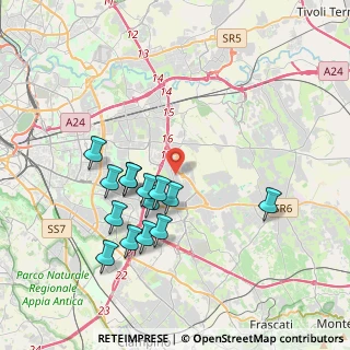 Mappa Via Briareo, 00133 Roma RM, Italia (3.83143)