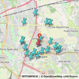 Mappa Via Briareo, 00133 Roma RM, Italia (1.9925)