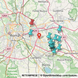 Mappa Via Briareo, 00133 Roma RM, Italia (7.5)
