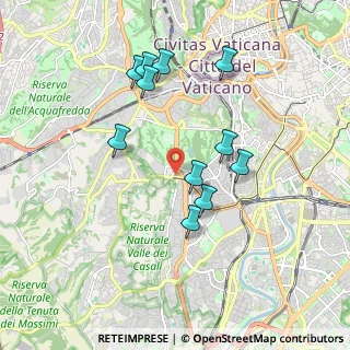 Mappa Circ.ne Gianicolense, 00151 Roma RM, Italia (1.85182)