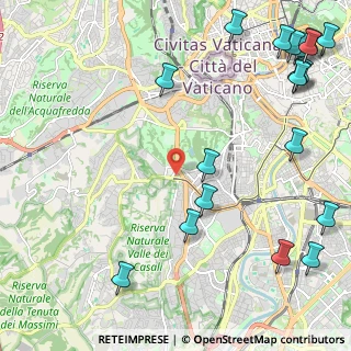 Mappa Circ.ne Gianicolense, 00151 Roma RM, Italia (3.43368)