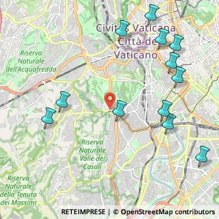 Mappa Circ.ne Gianicolense, 00151 Roma RM, Italia (2.80417)