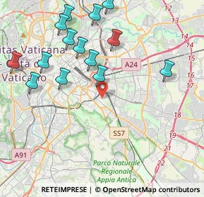 Mappa Via Nocera Umbra, 00181 Roma RM, Italia (5.19)