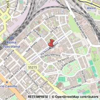 Mappa Via Nocera Umbra, 106/b, 00181 Roma, Roma (Lazio)