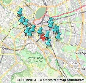 Mappa VIA NOCERA UMBRA 106 DEF, 00181 Roma RM, Italia (1.51733)