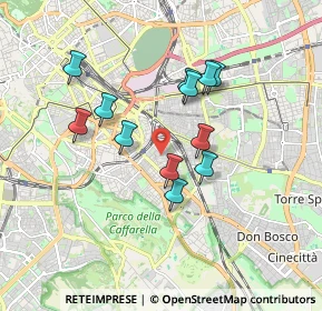 Mappa Via Nocera Umbra, 00181 Roma RM, Italia (1.5925)