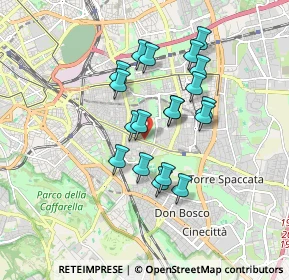 Mappa Via di San Marcellino, 00177 Roma RM, Italia (1.52895)