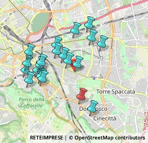Mappa Via di San Marcellino, 00177 Roma RM, Italia (1.8785)