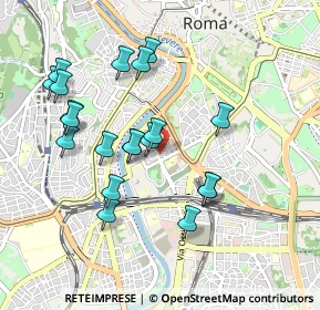 Mappa Via Galvani 51 C, 00153 Roma RM, Italia (0.9695)