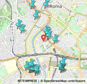 Mappa Via Galvani 51 C, 00153 Roma RM, Italia (1.2755)