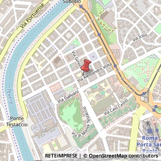 Mappa Via Alessandro Volta, 41, 00153 Roma, Roma (Lazio)