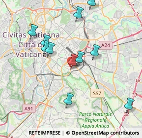 Mappa Piazza Armenia, 00183 Roma RM, Italia (4.09364)