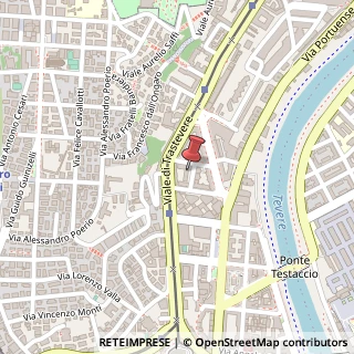 Mappa Via Costanza Baudana Vaccolini, 14, 00153 Roma, Roma (Lazio)