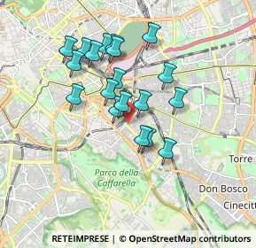 Mappa Via Aulo Plauzio, 00181 Roma RM, Italia (1.59526)