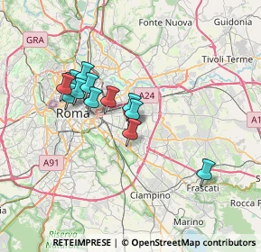 Mappa Piazza degli Ontani, 00172 Roma RM, Italia (6.27462)